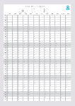 2026 Wall Planner Portrait Grey