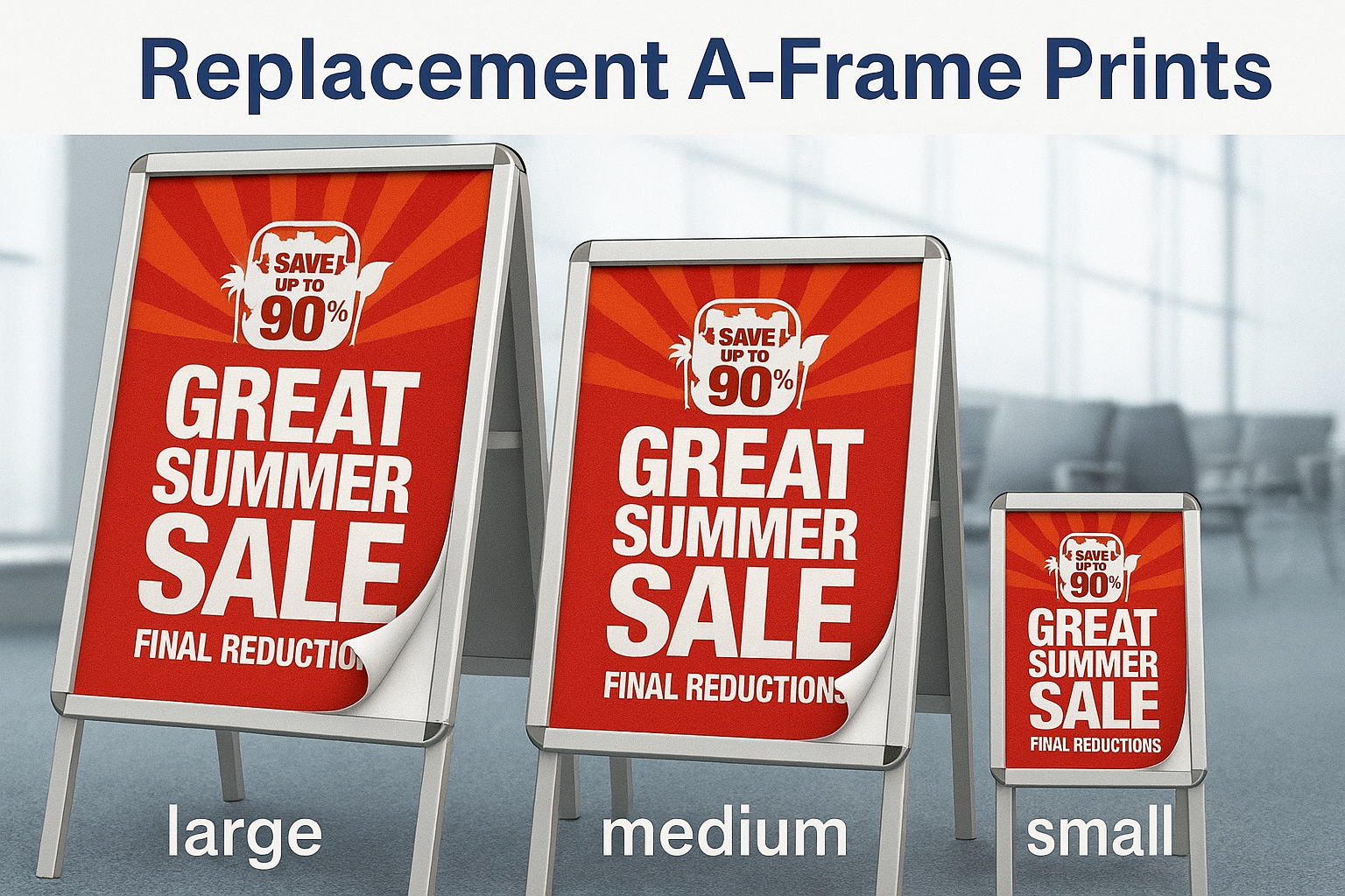 Replacement A-Frame Prints