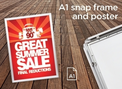 A1 Snap Frame  + 1 Poster - Hover view