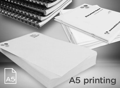 A5 Black & White Printing - Hover view