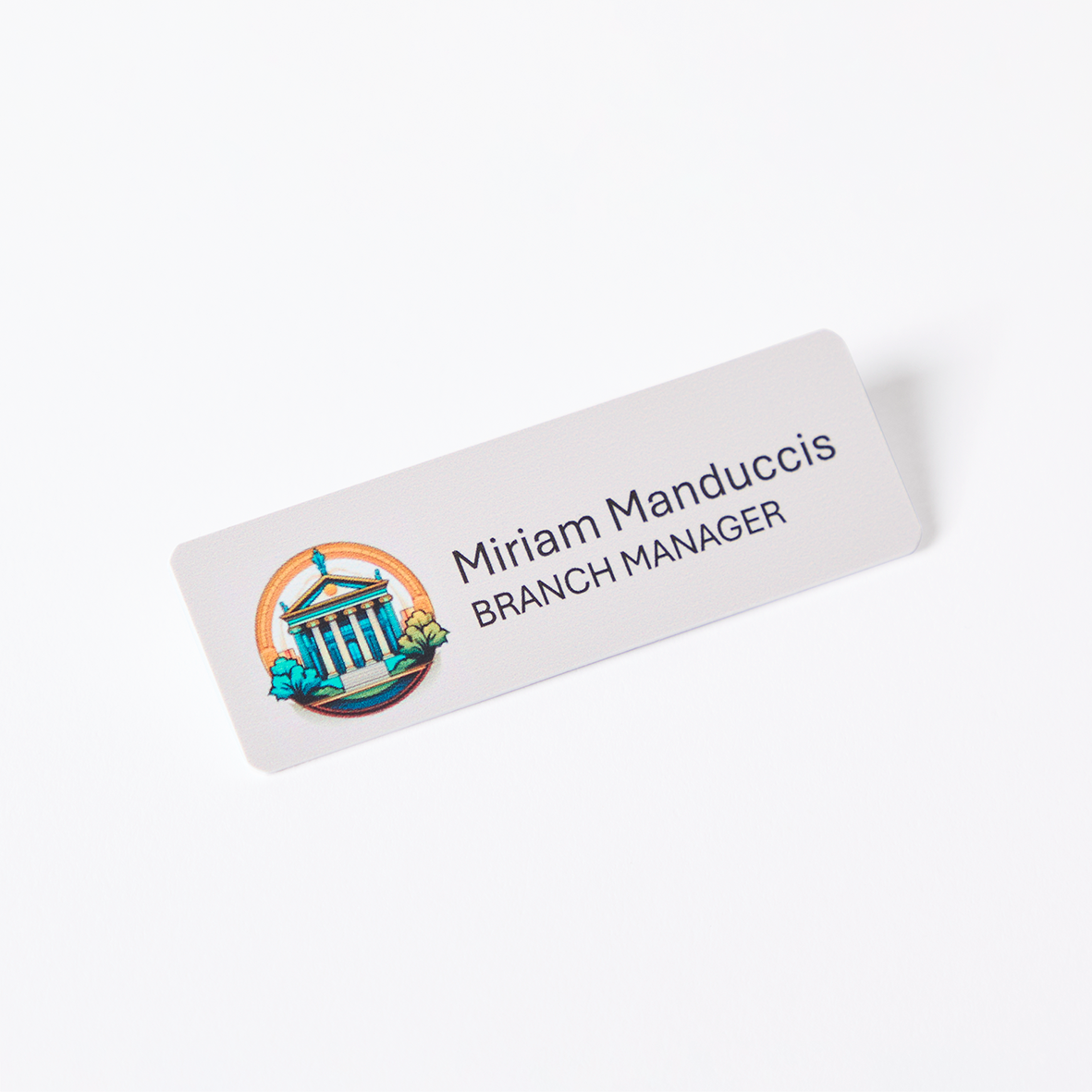 Name Badge With Gloss