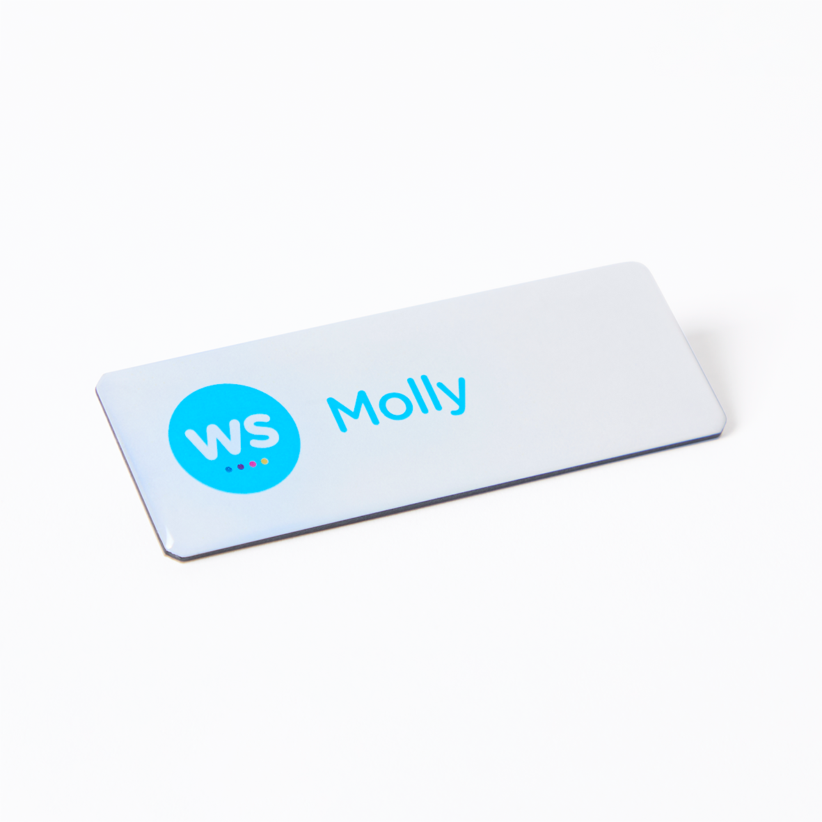 Name Badge With Resin